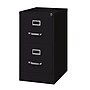 Hirsh Commercial 2-Drawer Vertical File Cabinet, Letter Size, Lockable, 28.375"H x 15"W x 22"D, Black (17785)~#|#~73B04A87-B1B2-49EC-9A9E70A32568F6D2_sc7