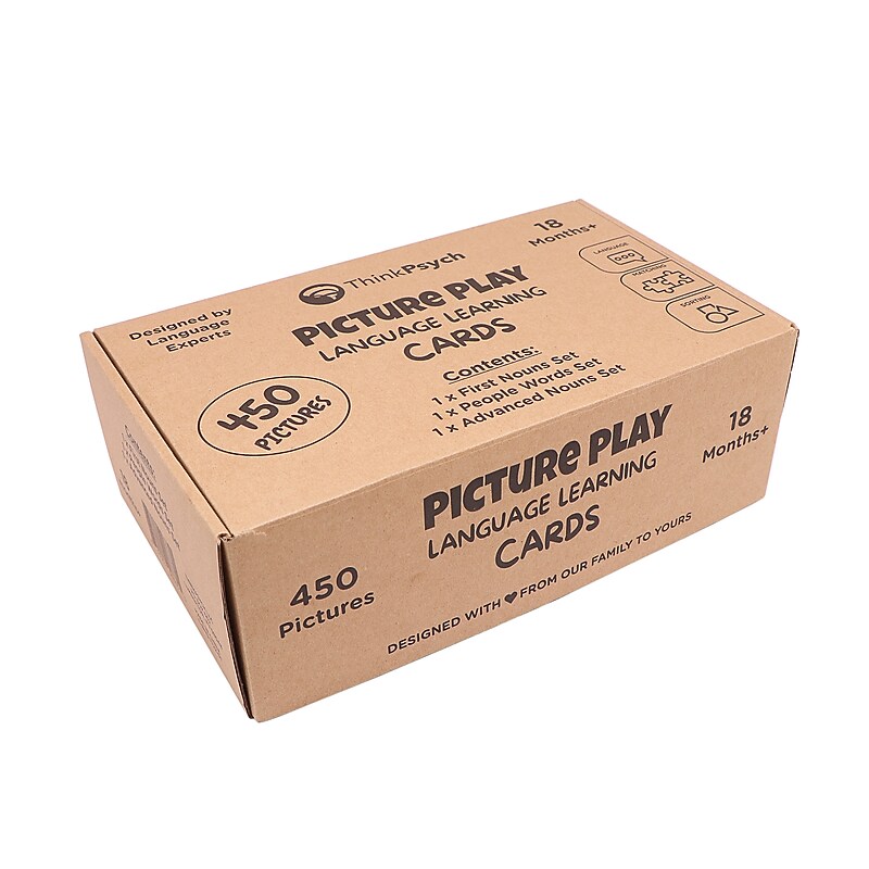 ThinkPsych Picture Play Flashcards Bundle, 450 Cards/Pack (TPYPPBND) image 1