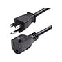 StarTech 10' NEMA 5-15P to NEMA 5-15R Power Cable, Male to Female, Black (231A-8A00-POWER-CORD)~#|#~73BDD511-2E51-4EBB-ACE804D187360177_sc7
