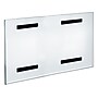 Azar Sign Holder, 17" x 11", Horizontal, Wall Mounted, Clear, Acrylic, 2/Pack (129937-2PK)~#|#~73C1908B-69D9-4B55-AD59AC609B935590_sc7