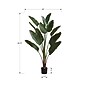 Monarch Specialties Inc. 83" Artificial Bird of Paradise Plant in Pot (I 9591)~#|#~73C64654-6AF2-40EB-BAFC77363C395C32_sc7