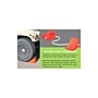 Checkers Roadblock 4.5 lbs. Large Wheel Chock, Orange (UC1500-4.5)~#|#~73C6E95C-1C87-4620-A95526712E238C9D_sc7
