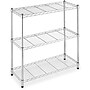 Whitmor Supreme 3-Shelf Shelving, Silver (60603437)~#|#~73C7CC0B-697C-4169-BE23E7882B3D3E20_sc7