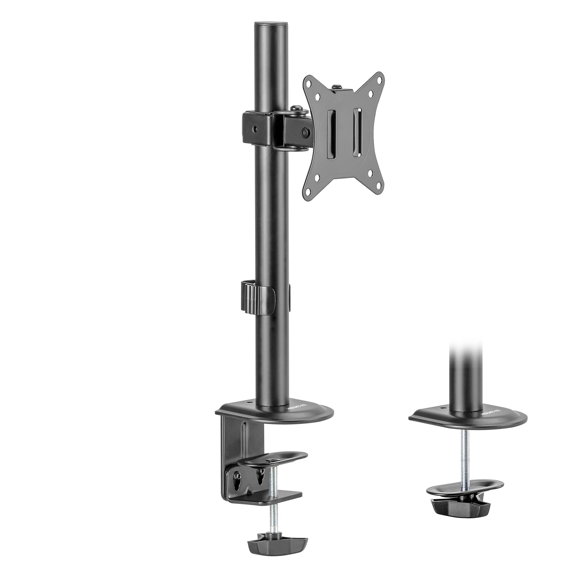 Mount-It! Adjustable Single Monitor Desk Mount, Up to 32″ Monitor, Black (MI-1706BLK) Sansujyuku sansujyuku.com
