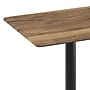 Flash Furniture TopGuard Rectangle Wood Dining Table with Round Base, 30" x 24", Natural/Black Base (ST2430NATTR18B)~#|#~73CBF190-1010-4C28-89E0AB549D47F212_sc7