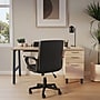 Union & Scale™ Essentials 60"W Single Pedestal Desk, Natural (UN60419)~#|#~73CE27FF-D68E-49C0-9B77D7903CEA0315_sc7