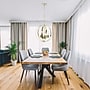 Lalia Home 3-Light 18" Adjustable Globe Hanging Metal and Clear Glass Ceiling LED Pendant, Gold (LHP-3010-GL)~#|#~73CE8CF3-51A4-4A34-BE7ED955621EEAF8_sc7