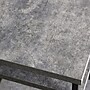 Household Essentials Jamestown 39.4"W x 19.7"D Coffee Table, Slate Concrete/Black (8099-1)~#|#~73D177CE-081A-4621-8FC300BC3DA0258C_sc7