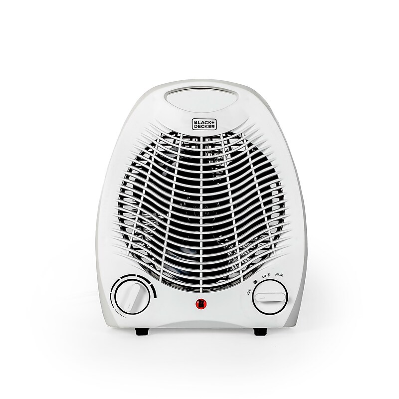 Black & Decker 1500-Watt Portable Ceramic Electric Desk Heater, White (BHD101W) image 1