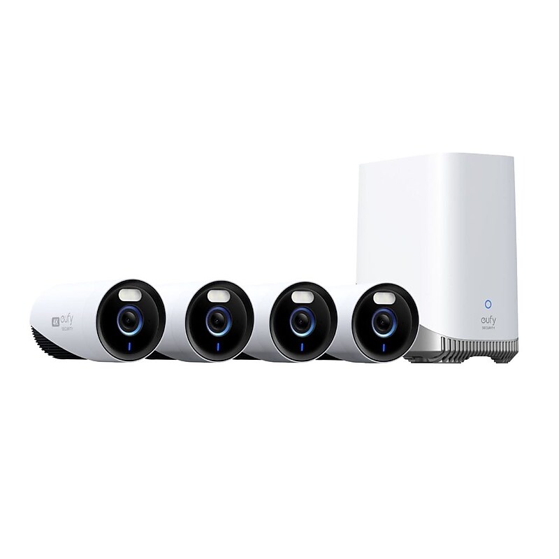 eufyCam E330 Professional 4K 4-Camera Wi-Fi Kit w/HomeBase 380 (1TB) image 1