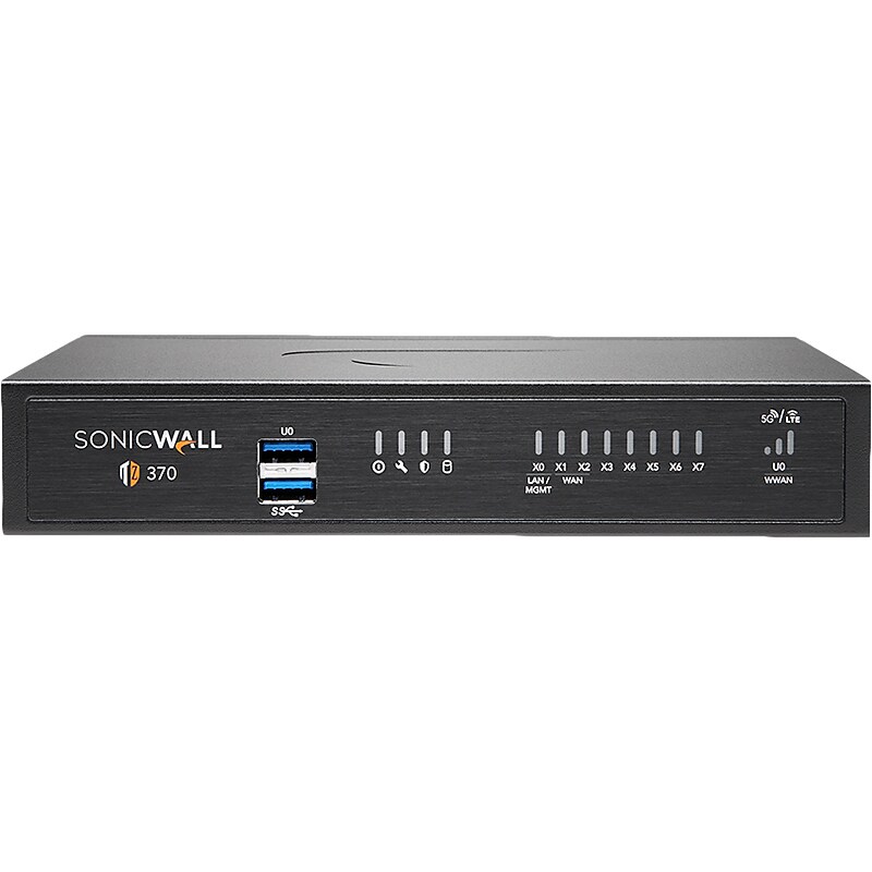 Sonicwall TZ370 Promotional Tradeup Next-Generation Firewall, Desktop (03-SSC-0739) image 1