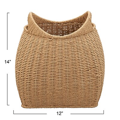 Household Essentials Woven Storage Basket - Thumbnail 4