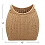Household Essentials Woven Storage Wicker Basket with Handles, Natural (ML-7212)~#|#~73D7B3C7-FEB0-4E26-A067E187E90D62EE_sc7