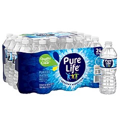 Pure Life Purified Water, 16.9 oz., 24 Bottles/Carton (110109