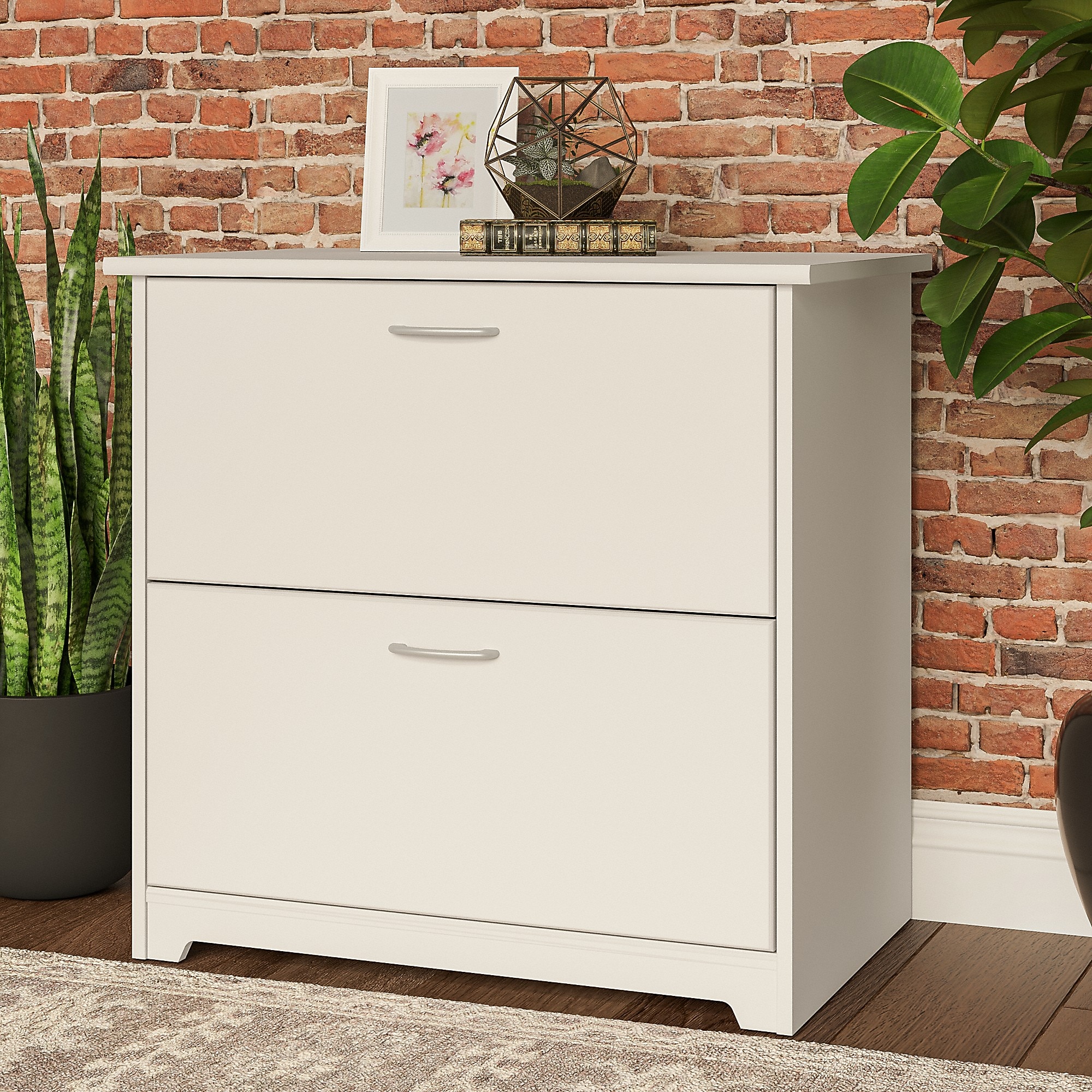 Bush Furniture Cabot 2-Drawer Lateral File Cabinet, Not Assembled, Letter/Legal, White, 31.26″W (WC31980) Sansujyuku sansujyuku.com