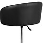 Flash Furniture Contemporary Vinyl Adjustable Height Barstool with Back, Black (CHTC31066LBK)~#|#~73DE60D5-5358-4512-AAED0D3AF7A2B48B_sc7