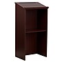 AdirOffice 46" Speaker Podium Lectern, Mahogany (661-01-BLK-PKG)~#|#~73DED0BC-1C1E-4F36-A5DD8B439C189643_sc7