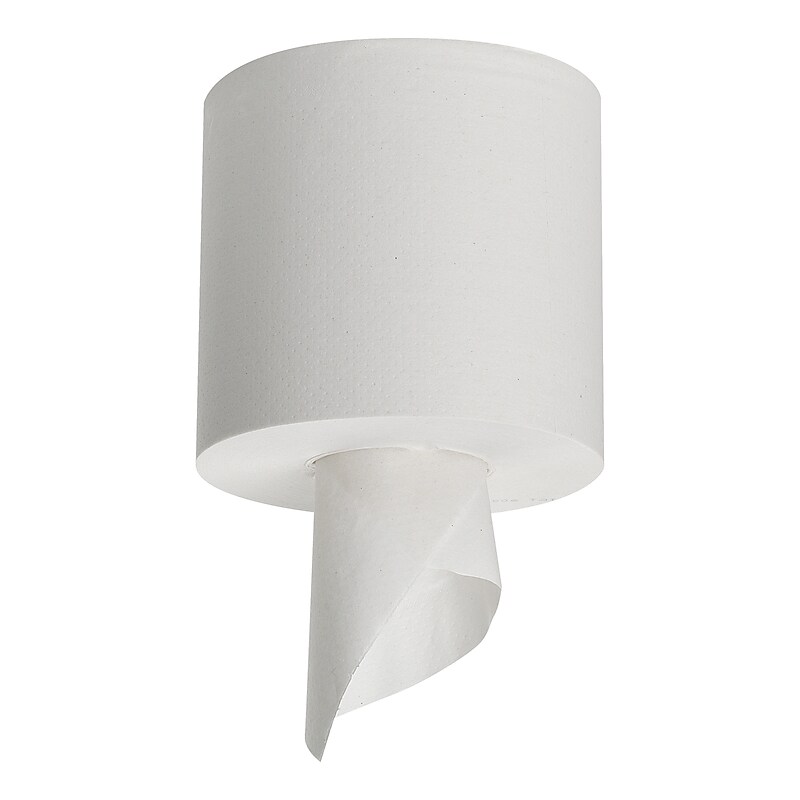 SofPull Mini 2-Ply Center-Pull Toilet Paper, White, 500 Sheets/Roll, 16 Rolls/Carton (19516) image 1