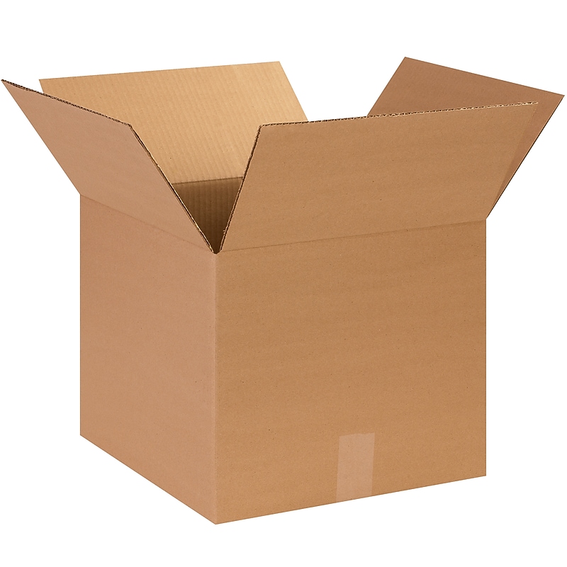 14" x 14" x 12" Shipping Boxes, 32 ECT, 25/Bundle (141412) image 1