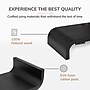 Anji Mountain Mango Wood Monitor Stand with Two USB Ports, Up to 32" Monitor, Black (MS-CRV-BLK-P)~#|#~73E3BB60-39EE-44C5-83B6FB5B3040D922_sc7
