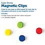 Learning Resources Super Strong Magnetic Clips  1.5" in Diameter, Assorted, Pack of 4 (LER2692)~#|#~73E40112-D528-4B6D-9349822316FCBBF3_sc7