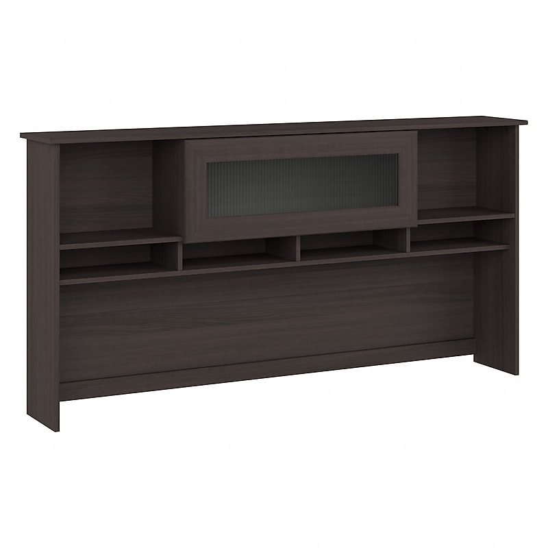 Bush Furniture Cabot 72"W Desktop Hutch, Heather Gray (WC31773) image 1