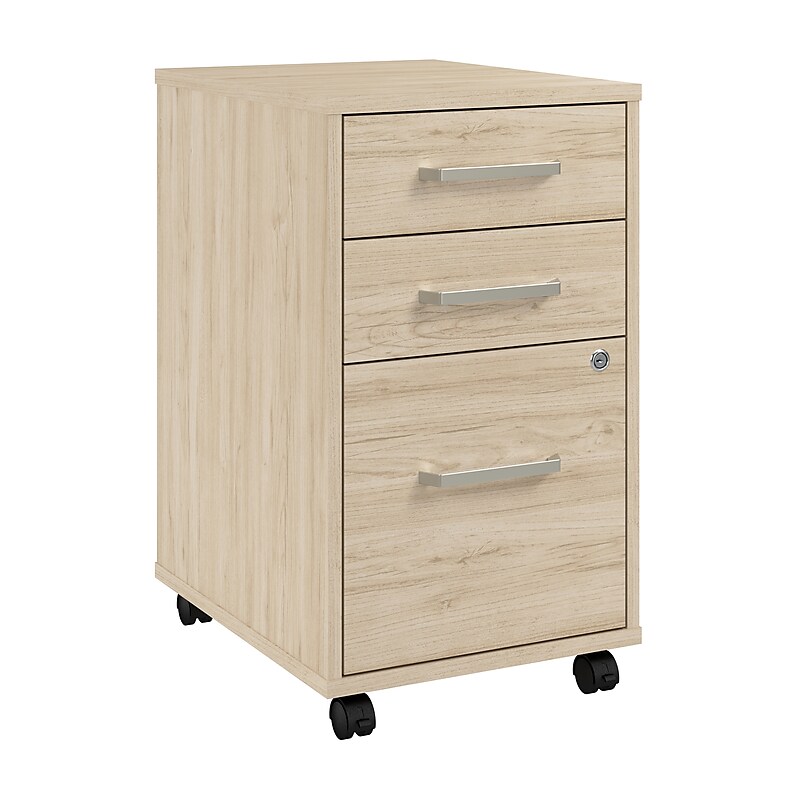 Bush Business Furniture Vista 3 Drawer File Cabinet, Natural Elm (VSF116NESU) image 1