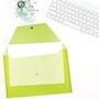JAM Paper Premium Plastic Document File, 1 Pocket, Legal, Lime Green, 3/Pack (219S0lix3)~#|#~73E94E10-6D00-4EB3-AB1127AEC9BDDD8E_sc7