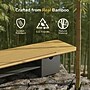 Mount-It! Extra Wide Monitor Riser with Drawers and Shelf, Holds up to 66 lbs., Bamboo, (MI-7369) ~#|#~73EB6B4E-6BB6-4F35-A5A5C896D0A470FD_sc7