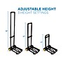 Mount-It! Folding Luggage Cart and Dolly, 77 lb. Capacity, Black/Yellow (MI-912)~#|#~73F0EEF1-44DD-4485-BF2F565CE994D723_sc7