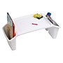 Mind Reader 10.75" x 22.25" Plastic Kids' Lap Desk Activity Tray, White (KIDLAP-WHT)~#|#~73F333D6-29B3-4030-9686E4C3330B6F4F_sc7