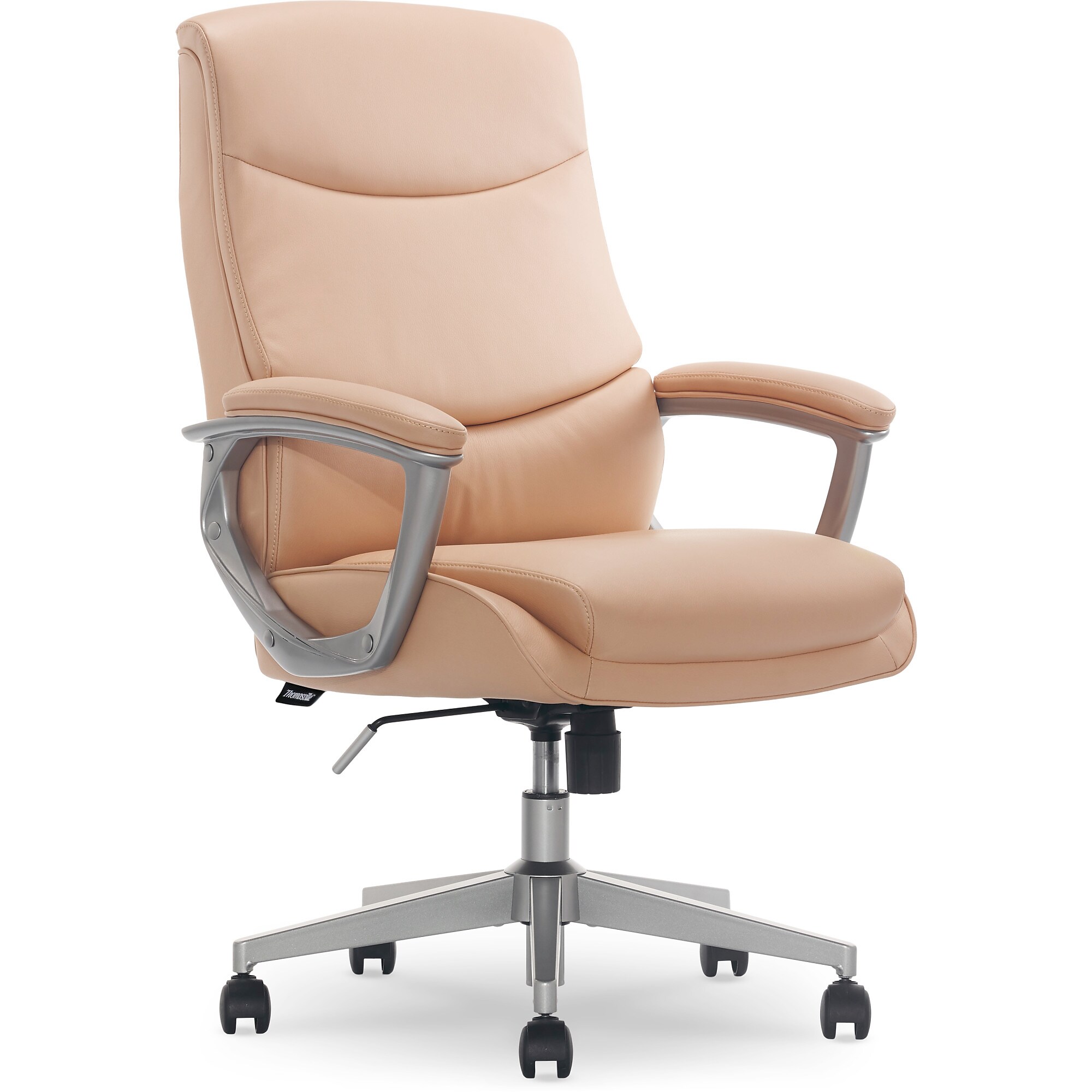 Thomasville Josephine Ergonomic Bonded Leather Swivel Manager Chair, Blush (60071-BLSH) Sansujyuku sansujyuku.com