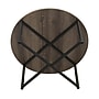 Household Essentials Jamestown Round Coffee Table, Ashwood/Black (HH8079-1)~#|#~73F674D3-C138-49DF-B4FFE3E3FB4BF695_sc7
