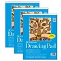 Strathmore 100 Series 9" x 12" Drawing Sketch Pad, 40 Sheets/Pad, 3/Bundle (STTP271091-3)~#|#~73F6BBC6-D24A-4B6F-811E86D39CE1CDF3_sc7