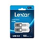 Lexar JumpDrive V100 128GB USB 3.0 Flash Drive, Gray, 2/Pack (LJDV100128G-B2HNU)~#|#~73F8BB31-D6B8-4B88-9683A937EB0AE5E0_sc7