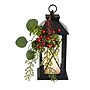 Nearly Natural Artificial Holiday Berries and Greenery Metal Lantern Table Christmas Arrangement, 12" (A1858)~#|#~73FF1852-3DD3-4471-9C8C93CBE54C1663_sc7