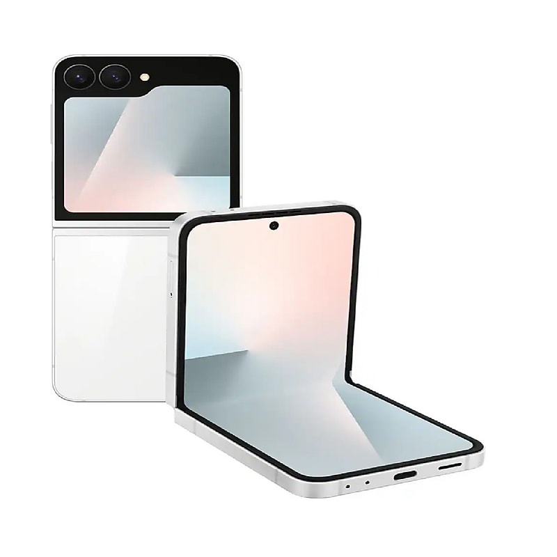 Samsung Galaxy Z Flip7 FE 5G Foldable Unlocked Smartphone Cell Phone, 256GB, White (SM-F761UZWEXAA) image 1