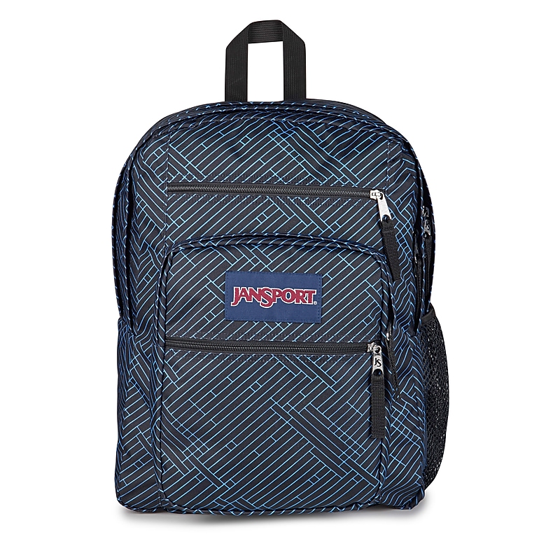 JanSport Big Student Laptop Backpack, Large, Blue Stripes (JS0A47JKA0E) image 1