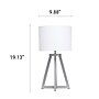Creekwood Home 19" LED Table Lamp, Gray/White (CWT-1001-GW)~#|#~74093316-61EE-42EC-83F1309495B1D993_sc7