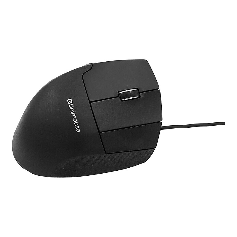 Contour Design Unimouse Ergonomic Vertical Optical USB Mouse, Black (CDUMBK21001) image 1