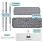 True & Tidy Heavy Duty Microfiber Flat Dust Mop, Gray (SWEEP-180)~#|#~7413B80C-7D4A-493B-B2F3757643F76C3E_sc7