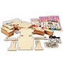 S&S Wooden Robot Pull Toy Craft Kit, 12/Pack (GP3357)~#|#~74153626-FF69-4E5C-AD174BABDF96D2CE_sc7
