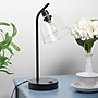 Simple Designs Sleek Essentials LED Desk Lamp, 15.75", with USB Ports, Black (LD1074-BLK)~#|#~741673AB-7C7C-40F8-BDB8D8B9EA31E3CF_sc7