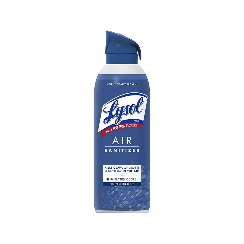 Lysol Air Sanitizer Spray, White Linen Scent, 10 Oz. (3245823) image 1