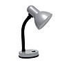 Creekwood Home Essentix Flexible Gooseneck LED Desk Lamp, 14.25", Silver Metal (CWD-1000-SL)~#|#~741E86AE-C5D9-4854-92FFE109DDE33D80_sc7