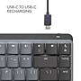 Logitech MX Mechanical Mini for Mac Wireless Ergonomic Keyboard, Space Gray (920-010831)~#|#~7422A7A8-590F-43CB-8598AEAFC8C7592D_sc7