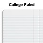 Staples Composition Notebook, 7.5" x 9.75", College Ruled, 80 Sheets, Pink (ST55084)~#|#~74237DEF-DEFC-4A93-B1AA83D9242FDAA4_sc7