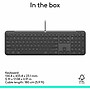 Logitech Signature Slim Wired K620 Computer Keyboard for Business, Graphite (920-013302)~#|#~74284F23-E3F5-4FF8-BB9E47BB6CA8B37E_sc7