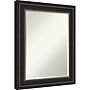 Amanti Art Ridge Black Frame Wall Mirror, 29.5" x 23.5" (A42674593131)~#|#~7428773B-31CD-4356-8D503575B65B1B3D_sc7