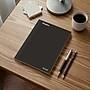 Staples Premium 2-Subject Notebook, 6" x 9.5", College Ruled, 100 Sheets, Black (TR58325)~#|#~742A7F0D-5871-47BE-A2419F4B0C093A8B_sc7